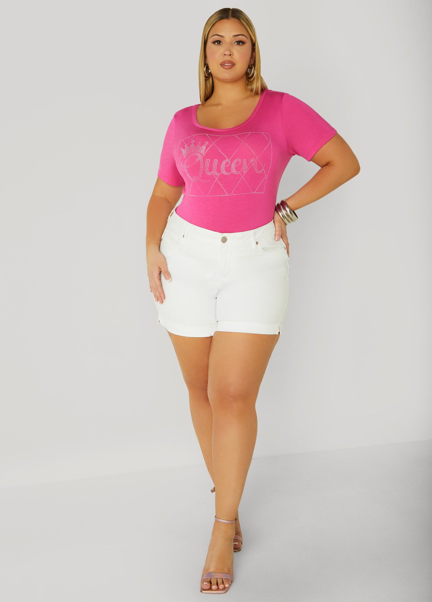 Royal Rhinestone T-Shirt