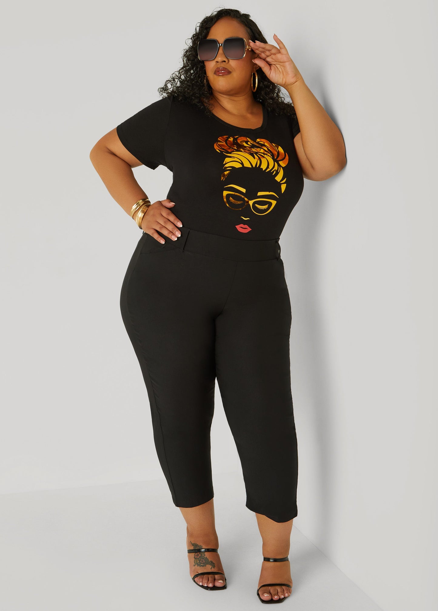 Shimmery Logo T-Shirt