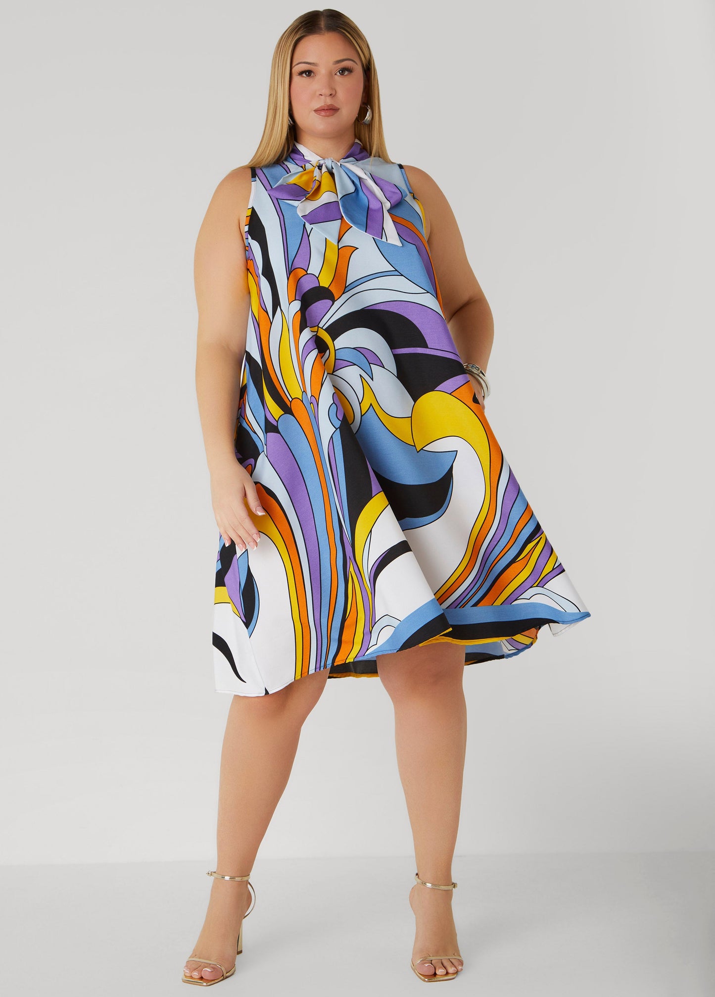 Bandana Pattern A-Line Frock