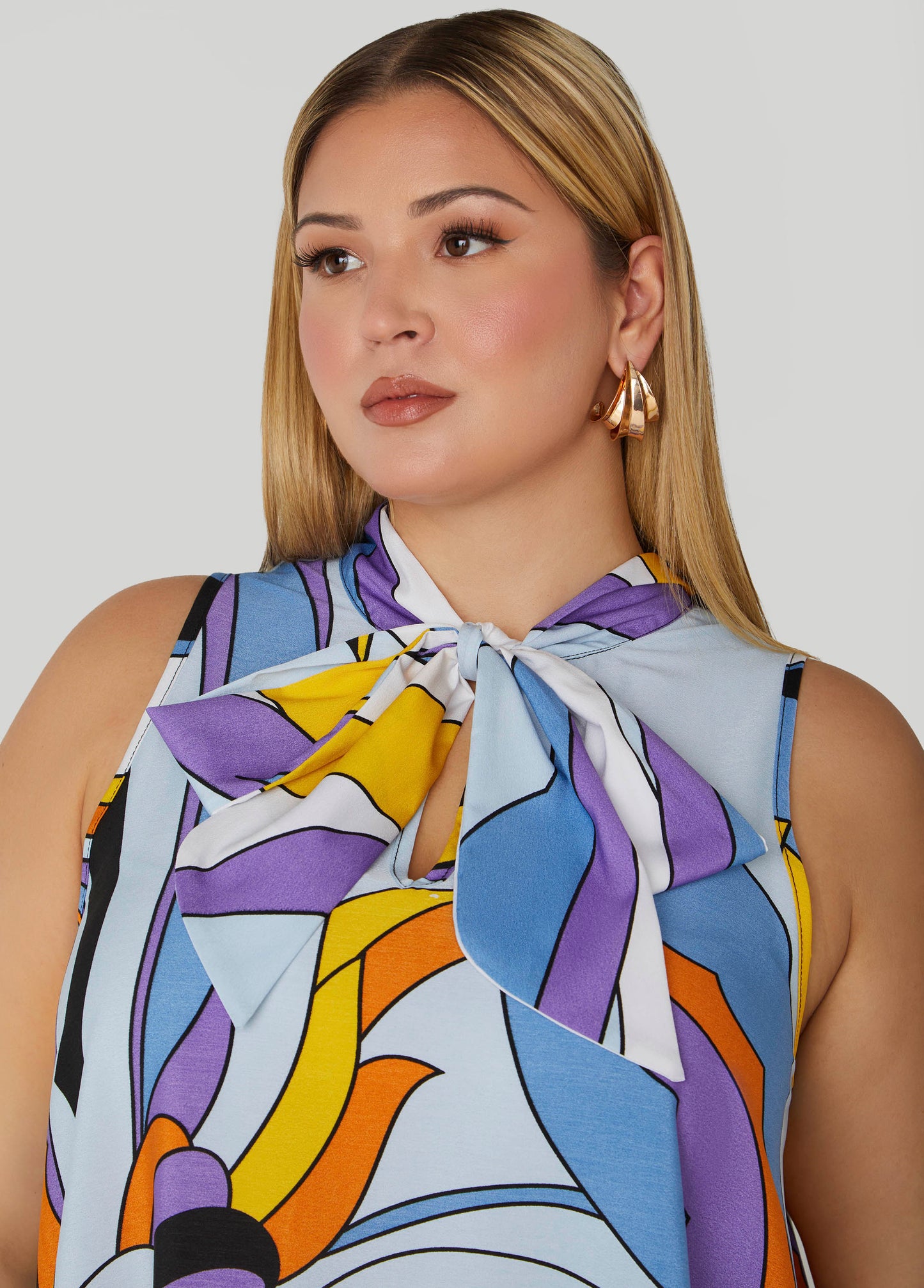 Bandana Pattern A-Line Frock