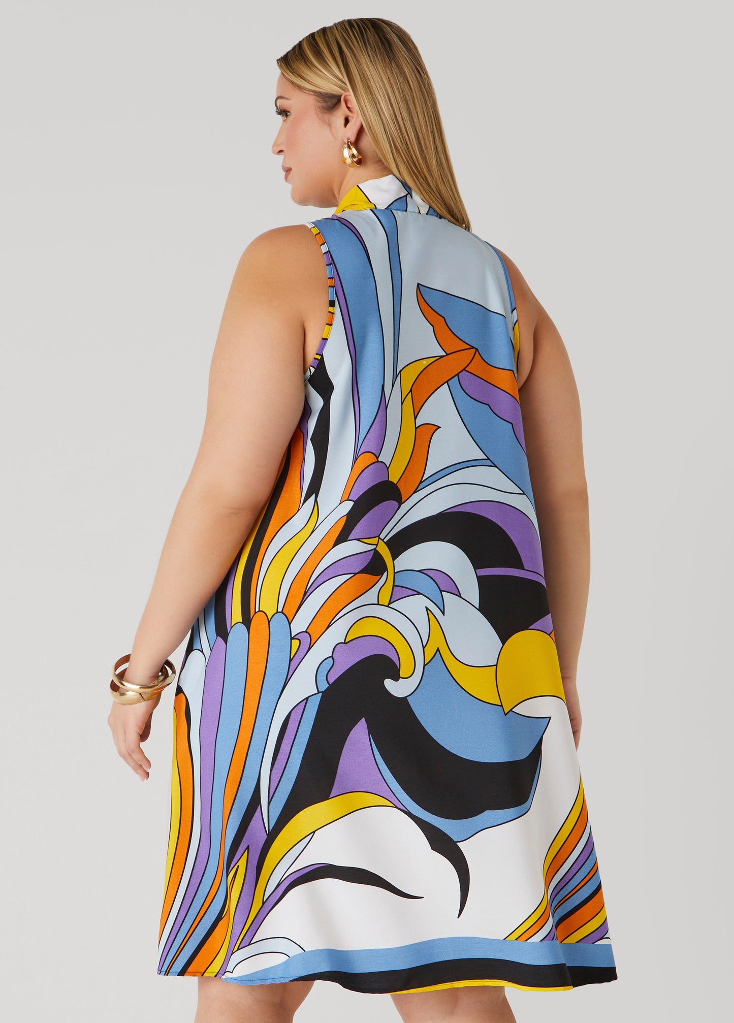 Bandana Pattern A-Line Frock