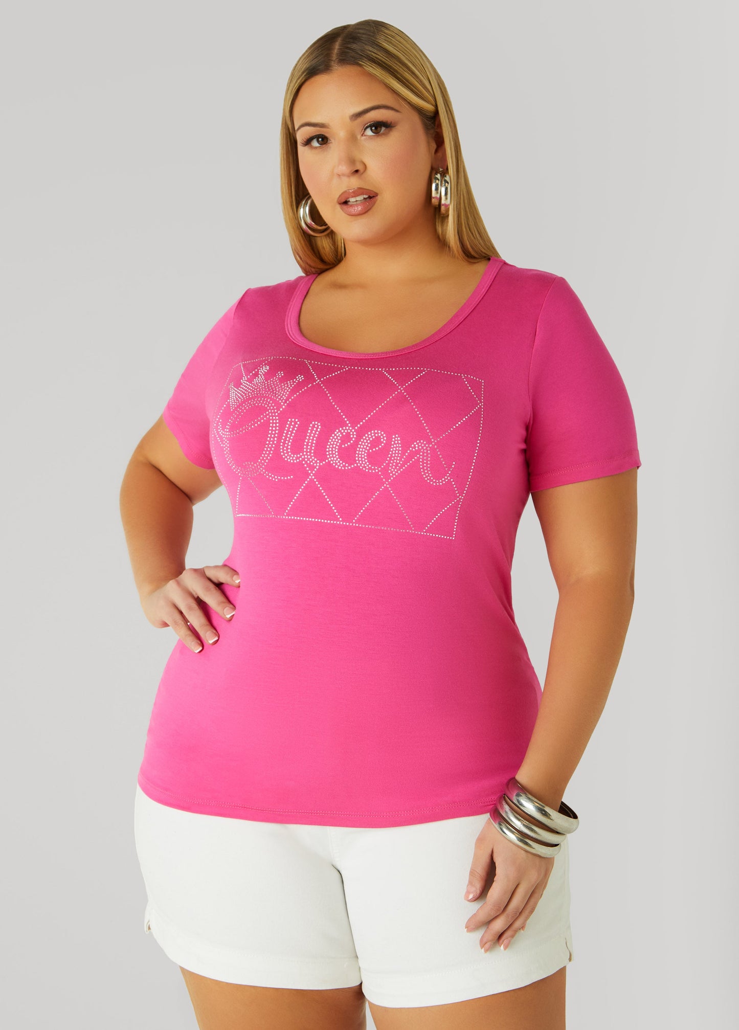 Royal Rhinestone T-Shirt