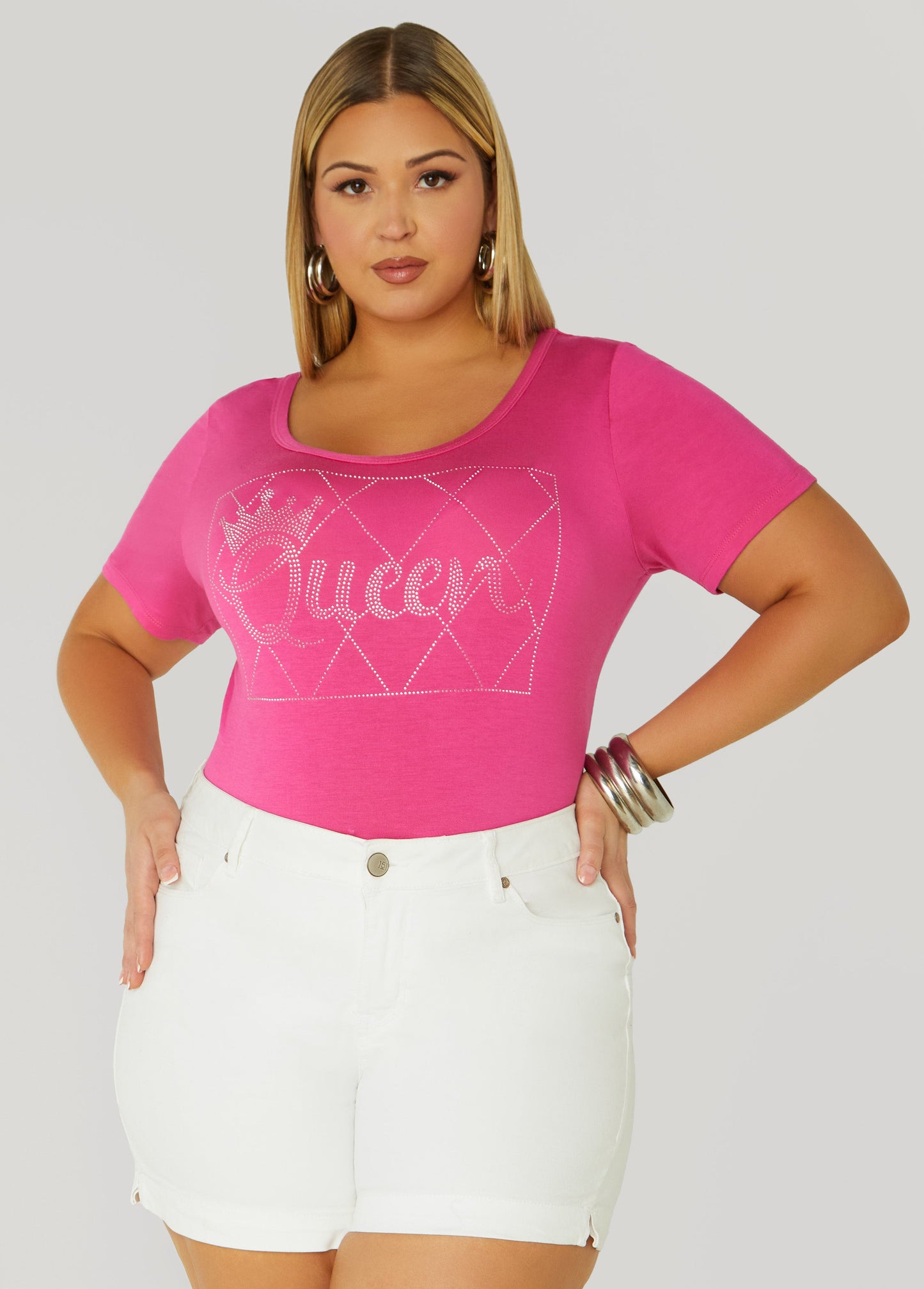 Royal Rhinestone T-Shirt