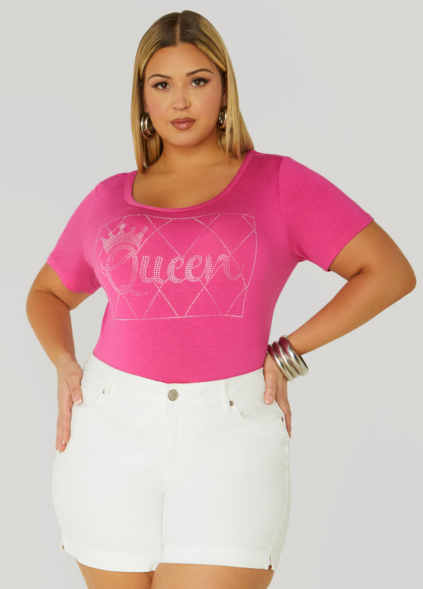 Royal Rhinestone T-Shirt