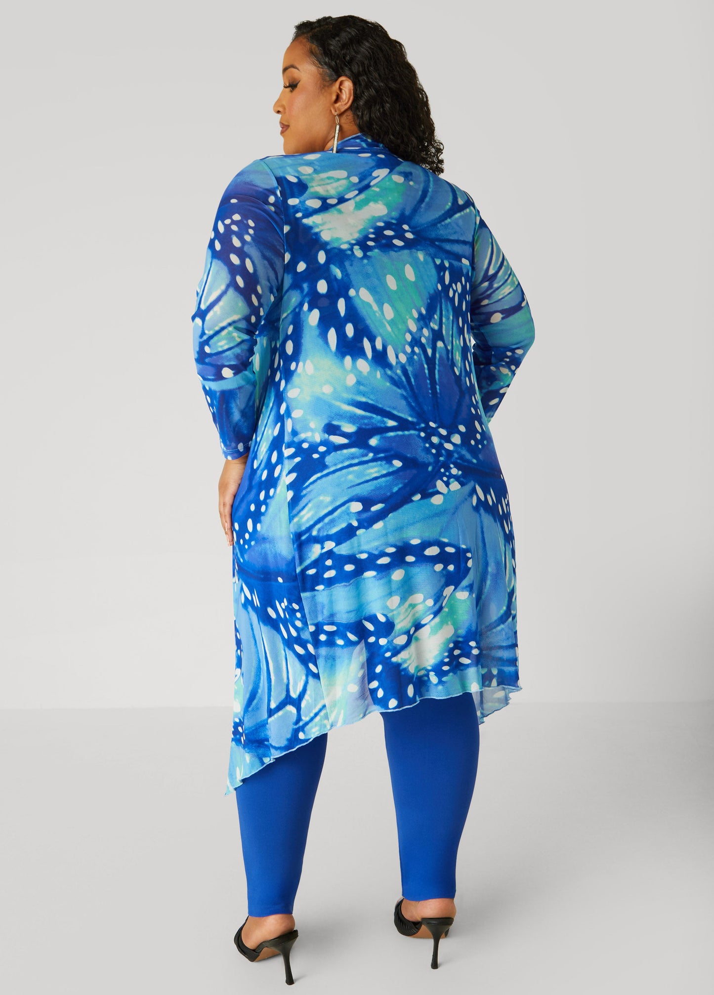 Flowing Artistic Sheer Overlay